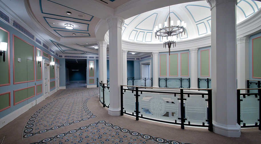 The East Lobby rotunda in the Palladium.