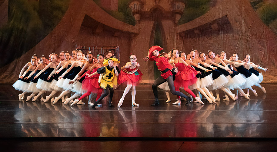 A ballet performed on the Tarkington stage by the young dancers of Indiana Ballet Conservatory.